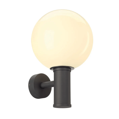 GLOO PURE WL, lampa ścienna natynkowa outdoor, E27, antracyt, IP44
