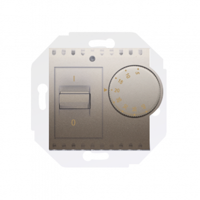  Simon 54 regulator temperatury z czujnikiem wewnętrznym złoty mat, metalizowany