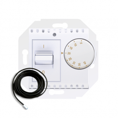  Simon 54 regulator temperatury z czujnikiem zewnętrznym biały