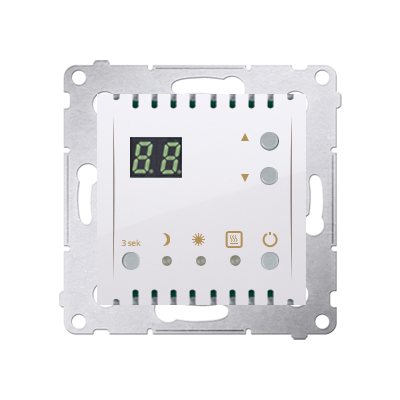  Simon 54 regulator temperatury z wyświetlaczem (czujnik wewnętrzny) biały