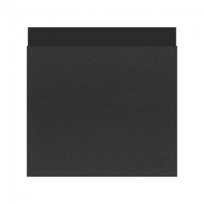 Pokrywa do łącznika uniwersalnego-schodowego na kartę; czarny mat 10000078-238