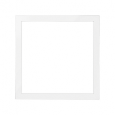 Ramka matrix 1-krotna; biały mat 10000610-230