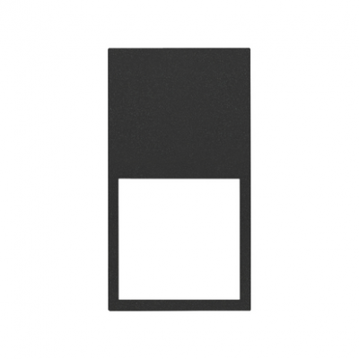 Ramka minimal pionowa 2-krotna, 2x1/2; czarny mat 10002620-238