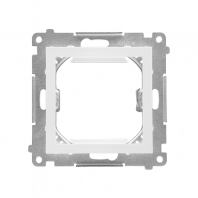 Adapter (przejściówka) na osprzęt standardu 45 × 45 mm; Biały mat