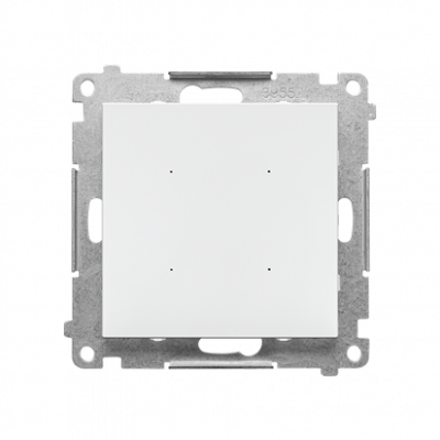 SWITCH – Sterownik przyciskowy oświetleniowy pojedynczy, sterowany smartfonem (moduł); Biały mat