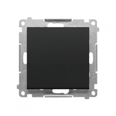 SWITCH – Sterownik przyciskowy oświetleniowy pojedynczy, sterowany smartfonem (moduł); Czarny mat