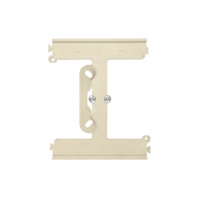 Puszka natynkowa do ramek LINE/DUO – element rozszerzający puszkę pojedynczą składaną TSC do ramek wielokrotnych. Wysokość: 40mm; Szampański mat