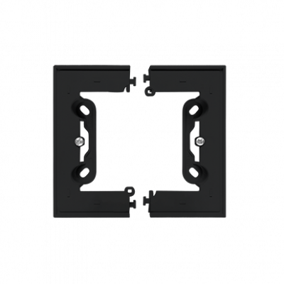 Puszka natynkowa pojedyncza, składana do ramek LINE/DUO – Wysokość: 40 mm. (1 szt. TSC/.. = 2 elementy); Czarny mat