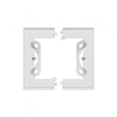 Puszka natynkowa pojedyncza, składana do ramek LINE/DUO – Wysokość: 40 mm. (1 szt. TSC/.. = 2 elementy); Jasnoszary mat