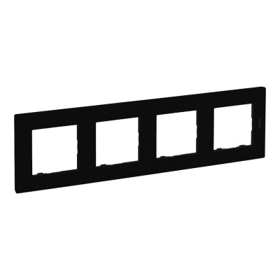Niloe Step - ramka poczwórna 4x- kolor czarny