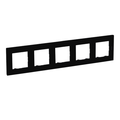 Niloe Step - ramka pięciokrotna 5x- kolor czarny