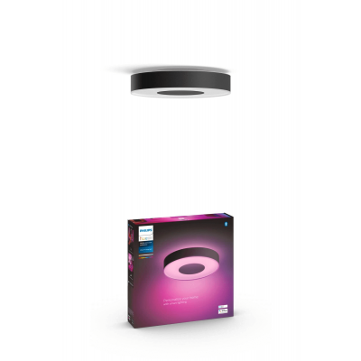 PHILIPS HUE Plafon Infuse L White and color ambiance, czarny