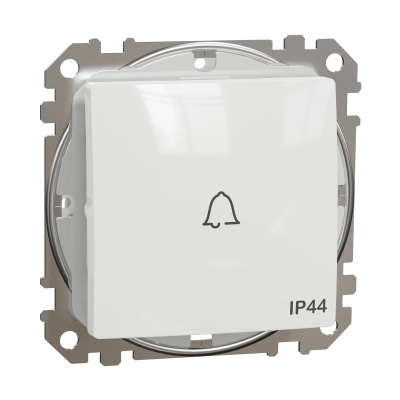 Sedna Design, przycisk "dzwonek" Ip44, biały